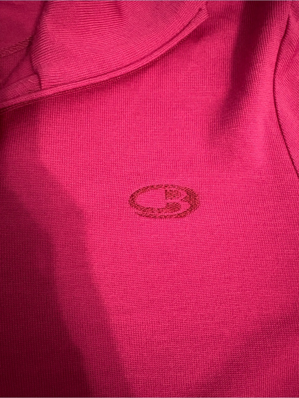 Icebreaker Merino Wool 260 Women’s 1/4 Zip Sweater in Vibrant Fuchsia Size L - Picture 4 of 8